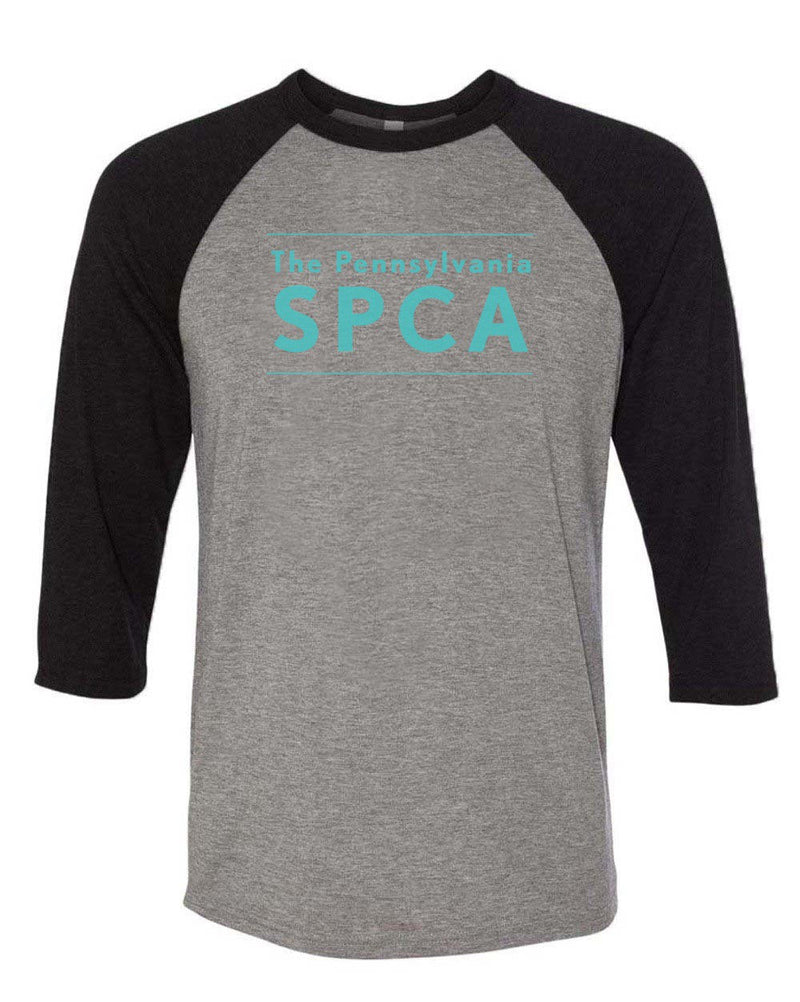 Load image into Gallery viewer, Unisex | PSPCA Logo | 3/4 Sleeve Raglan - Arm The Animals Clothing Co.
