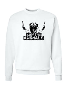 Unisex | Pug Don't Play | Crewneck Sweatshirt - Arm The Animals Clothing Co.