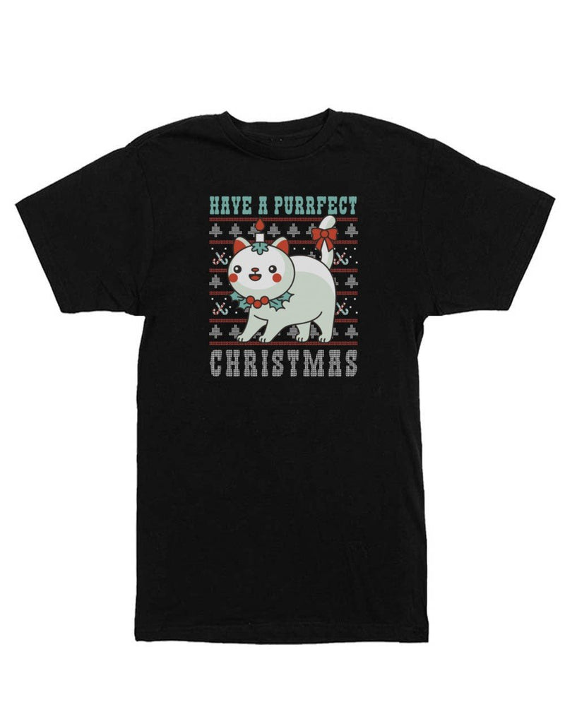 Load image into Gallery viewer, Unisex | Purrfect Christmas | Crew - Arm The Animals Clothing LLC
