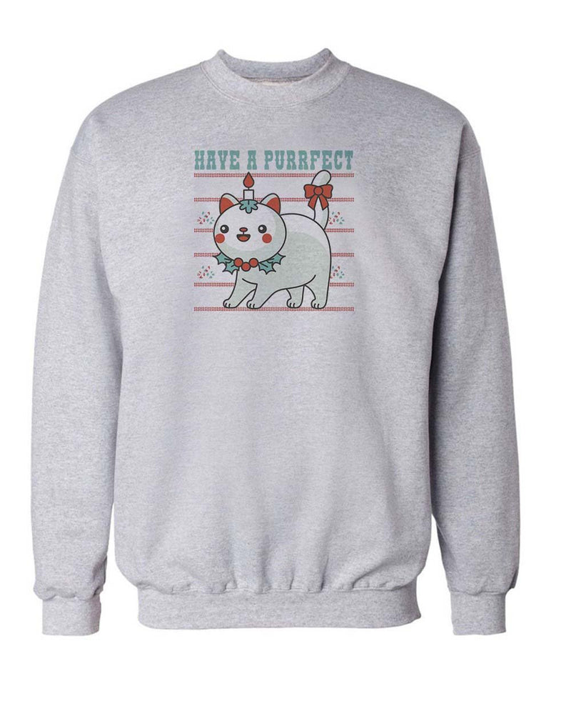 Load image into Gallery viewer, Unisex | Purrfect Christmas | Crewneck Sweatshirt - Arm The Animals Clothing LLC
