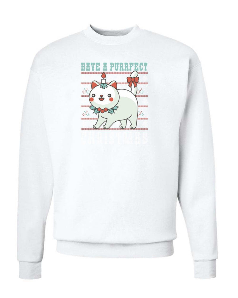 Load image into Gallery viewer, Unisex | Purrfect Christmas | Crewneck Sweatshirt - Arm The Animals Clothing LLC
