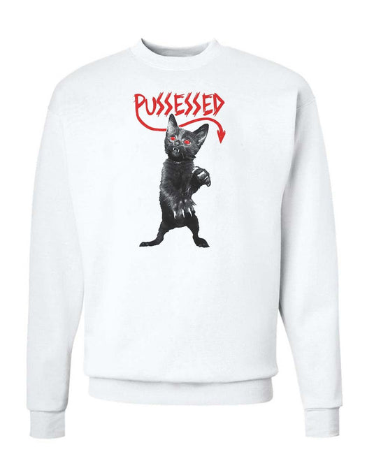 Unisex | Pussessed | Crewneck Sweatshirt - Arm The Animals Clothing Co.