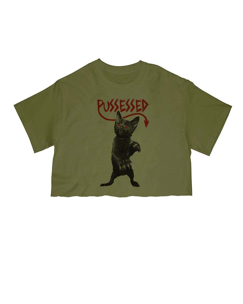 Load image into Gallery viewer, Unisex | Pussessed | Cut Tee - Arm The Animals Clothing Co.
