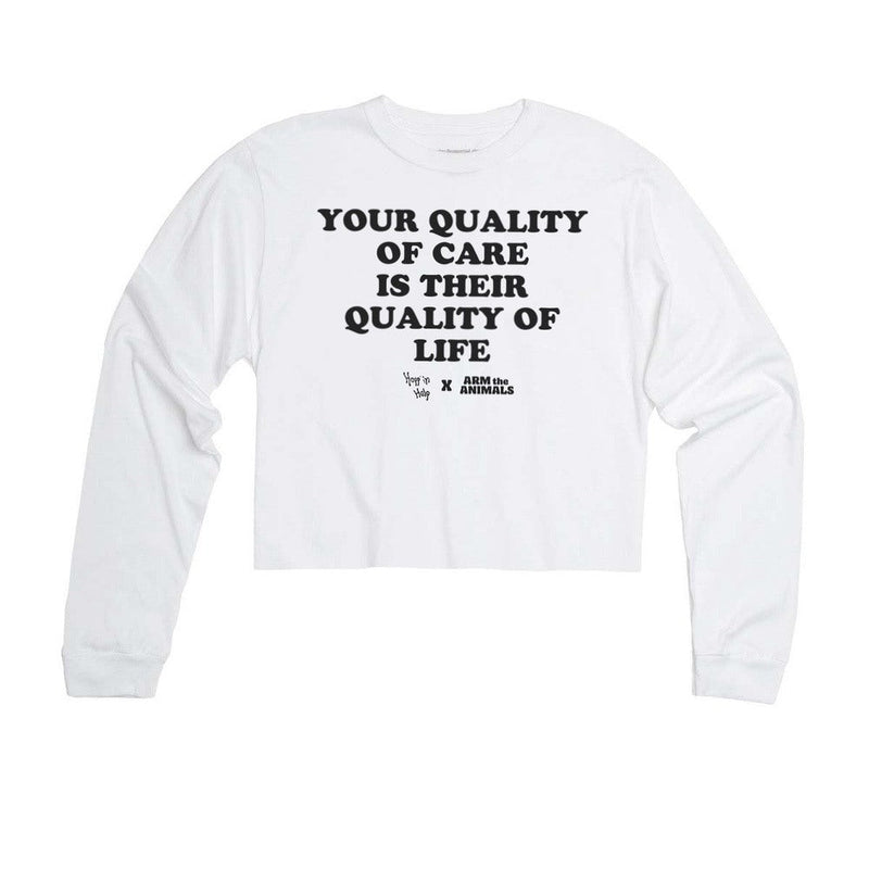 Load image into Gallery viewer, Unisex | Quality Of Care | Cutie Long Sleeve - Arm The Animals Clothing LLC
