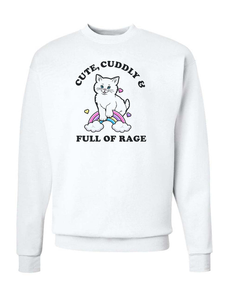 Load image into Gallery viewer, Unisex | Rage Kitty | Crewneck Sweatshirt - Arm The Animals Clothing Co.
