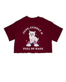 Unisex | Rage Kitty | Cut Tee - Arm The Animals Clothing Co.