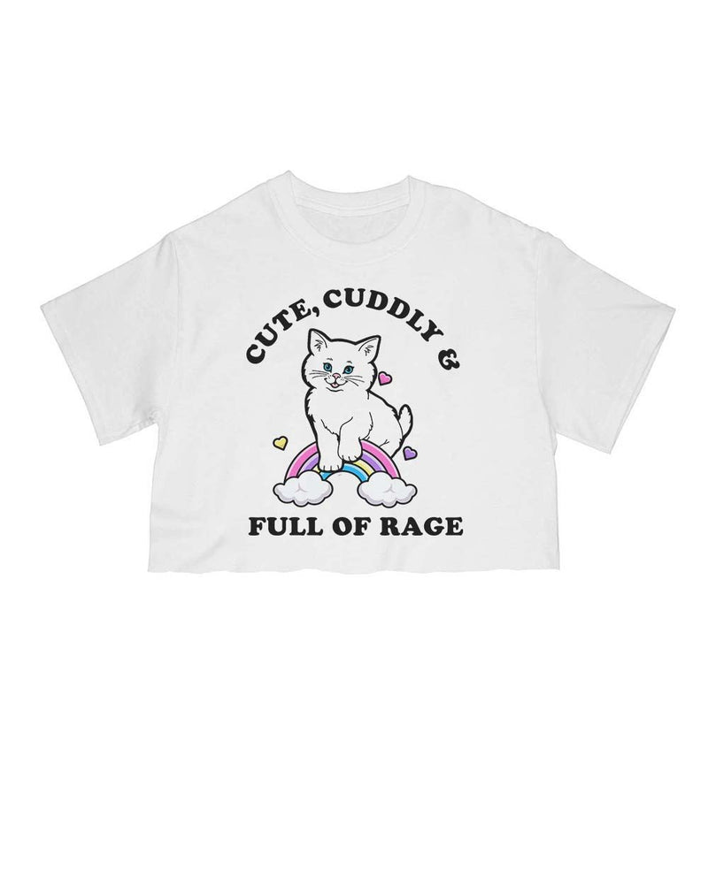 Load image into Gallery viewer, Unisex | Rage Kitty | Cut Tee - Arm The Animals Clothing Co.
