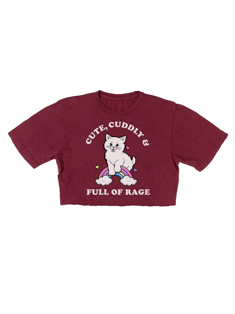 Load image into Gallery viewer, Unisex | Rage Kitty | Cut Tee - Arm The Animals Clothing Co.
