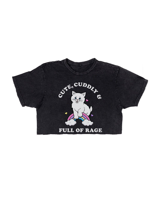 Unisex | Rage Kitty | Cut Tee - Arm The Animals Clothing Co.