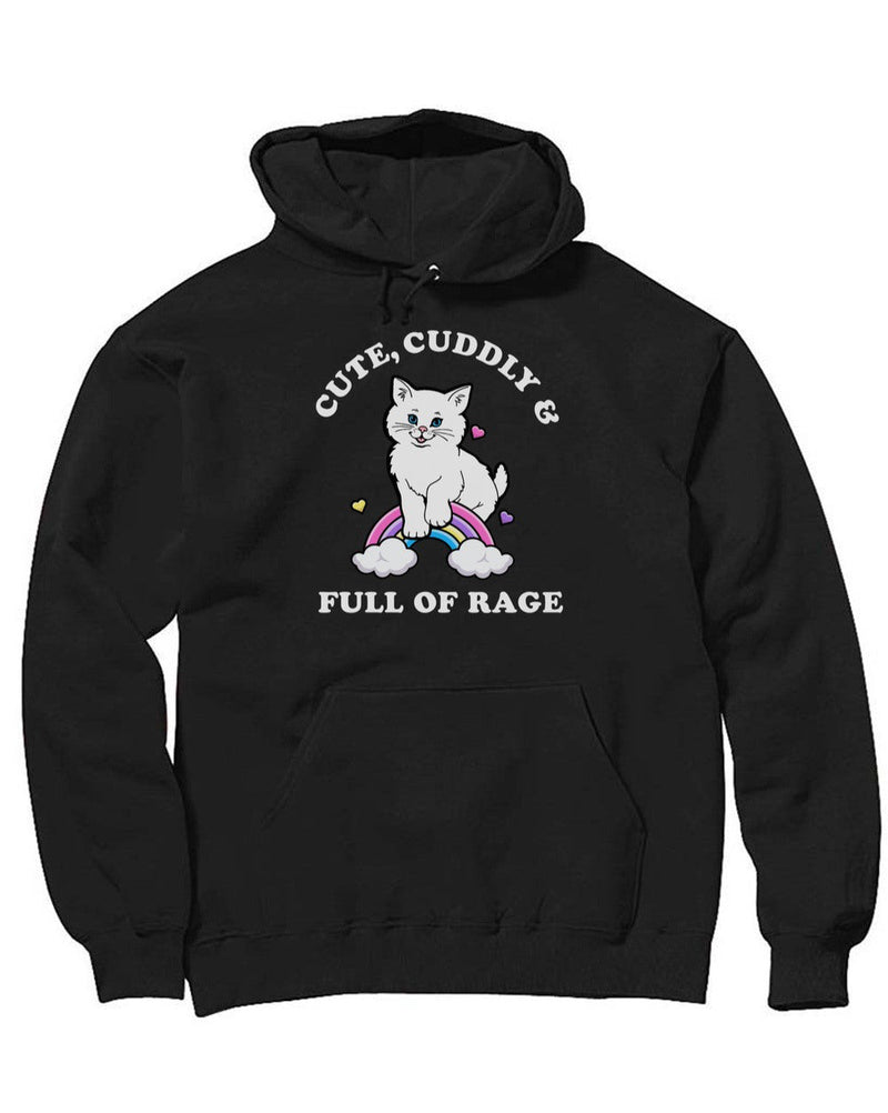 Load image into Gallery viewer, Unisex | Rage Kitty | Hoodie - Arm The Animals Clothing Co.
