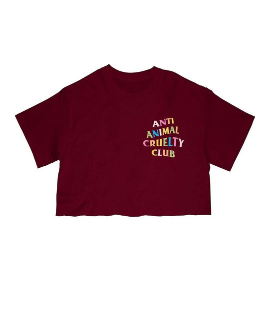 Unisex | Rainbow Anti Animal Cruelty Club | Cut Tee - Arm The Animals Clothing Co.