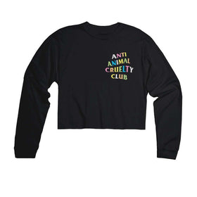 Unisex | Rainbow Anti Animal Cruelty Club | Cutie Long Sleeve - Arm The Animals Clothing Co.