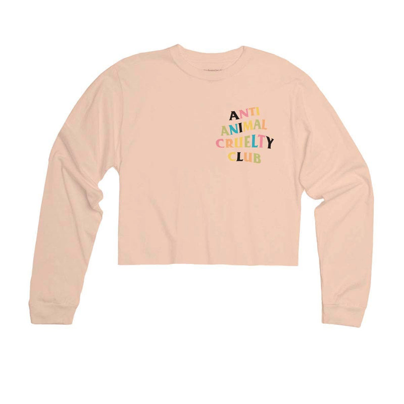 Load image into Gallery viewer, Unisex | Rainbow Anti Animal Cruelty Club | Cutie Long Sleeve - Arm The Animals Clothing Co.
