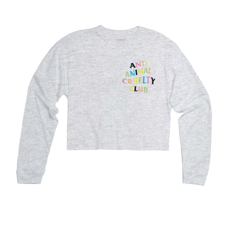 Load image into Gallery viewer, Unisex | Rainbow Anti Animal Cruelty Club | Cutie Long Sleeve - Arm The Animals Clothing Co.
