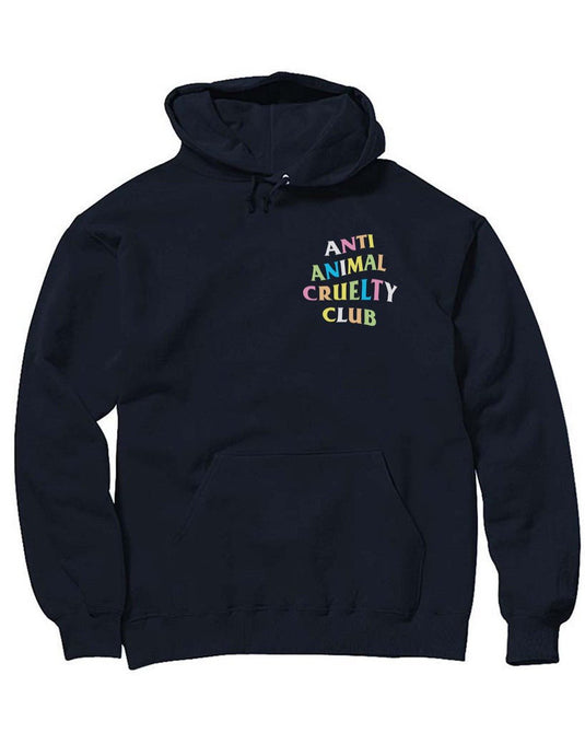 Unisex | Rainbow Anti Animal Cruelty Club | Hoodie - Arm The Animals Clothing Co.