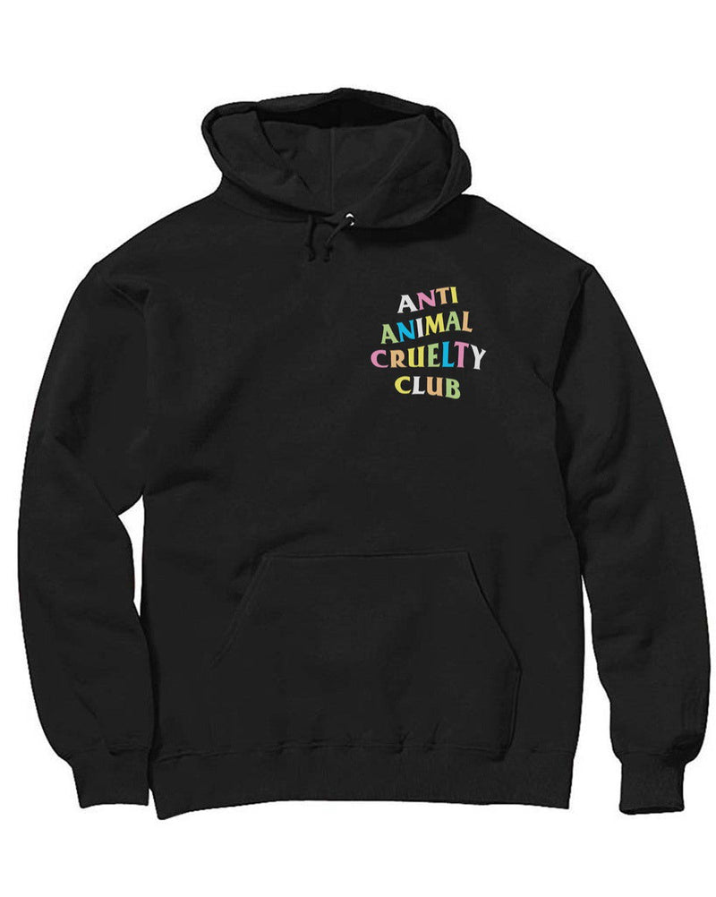 Load image into Gallery viewer, Unisex | Rainbow Anti Animal Cruelty Club | Hoodie - Arm The Animals Clothing Co.
