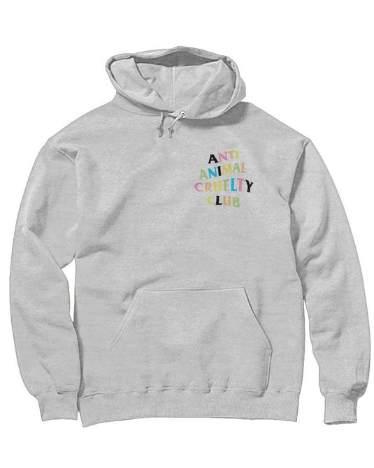 Unisex | Rainbow Anti Animal Cruelty Club | Hoodie - Arm The Animals Clothing Co.