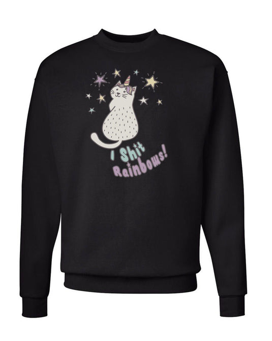 Unisex | Rainbows | Crewneck Sweatshirt - Arm The Animals Clothing Co.