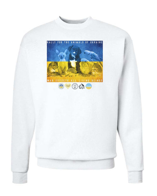 Unisex | Rally For Ukraine | Crewneck Sweatshirt - Arm The Animals Clothing Co.