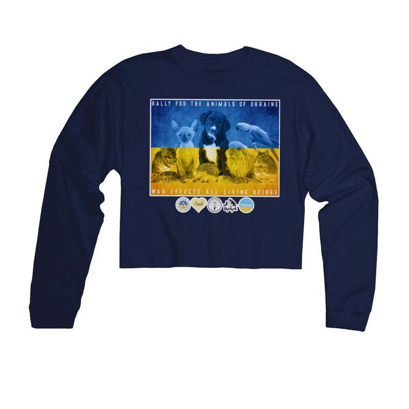 Load image into Gallery viewer, Unisex | Rally For Ukraine | Cutie Long Sleeve - Arm The Animals Clothing Co.
