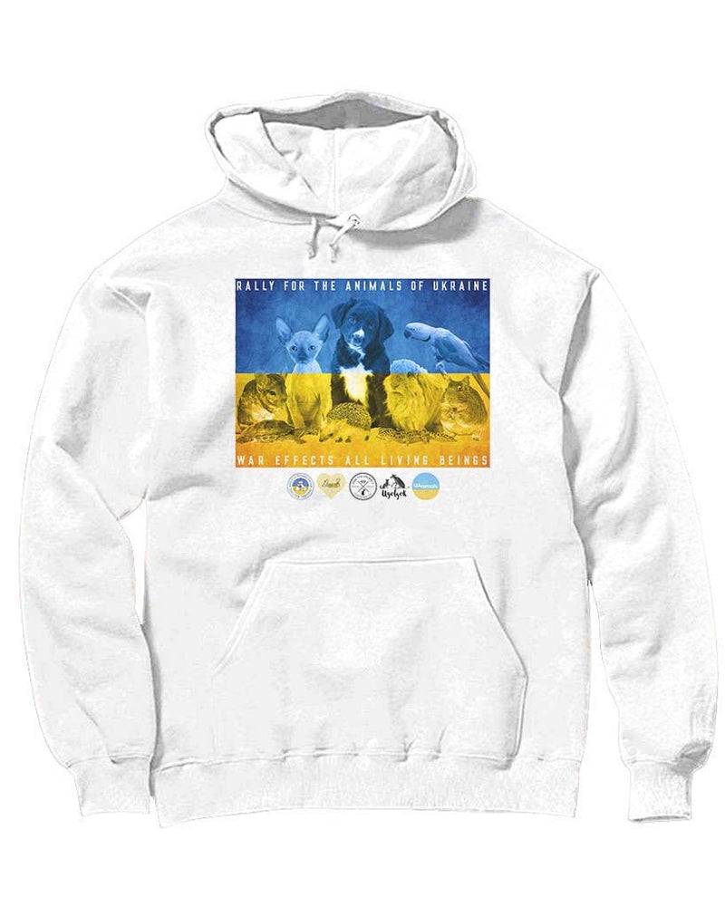 Load image into Gallery viewer, Unisex | Rally For Ukraine | Hoodie - Arm The Animals Clothing Co.
