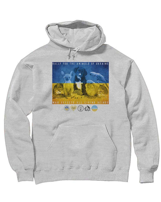 Unisex | Rally For Ukraine | Hoodie - Arm The Animals Clothing Co.