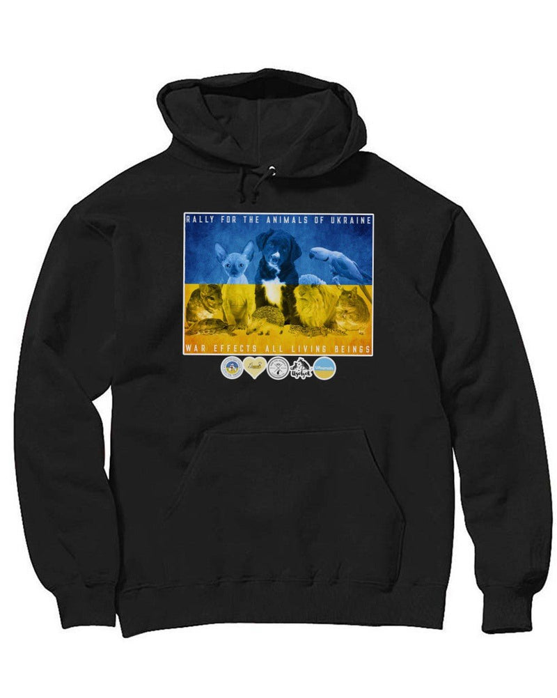 Load image into Gallery viewer, Unisex | Rally For Ukraine | Hoodie - Arm The Animals Clothing Co.
