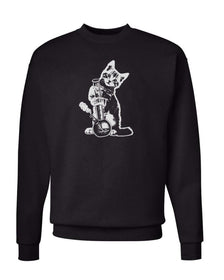 Unisex | Reefer Kitty | Crewneck Sweatshirt - Arm The Animals Clothing Co.