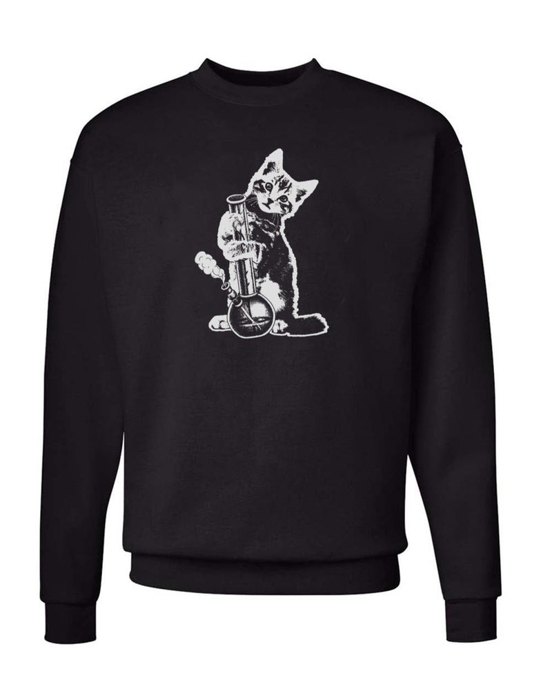 Load image into Gallery viewer, Unisex | Reefer Kitty | Crewneck Sweatshirt - Arm The Animals Clothing Co.
