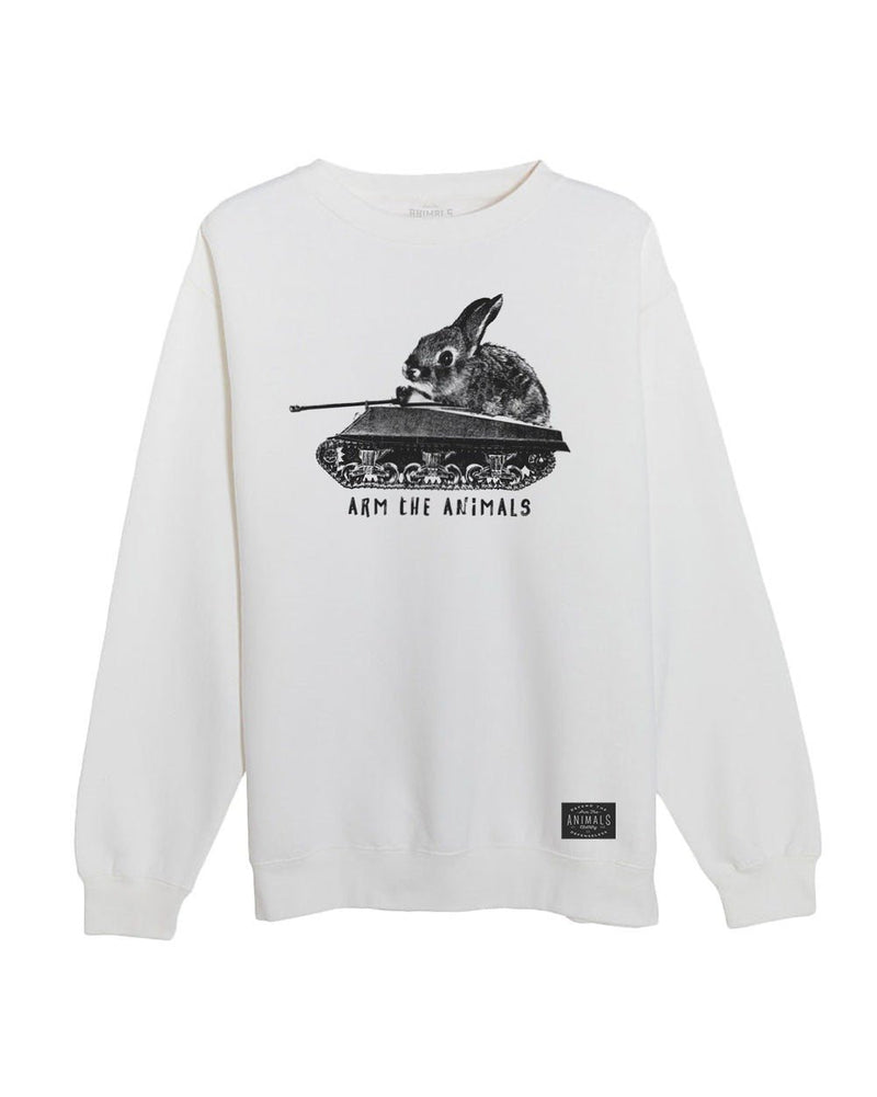 Load image into Gallery viewer, Unisex | Renegade Bunny | Crewneck Sweatshirt - Arm The Animals Clothing LLC
