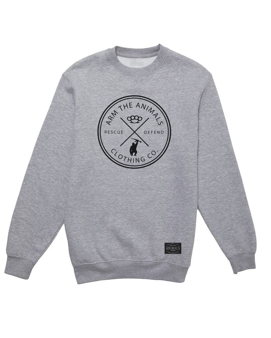 Unisex | Rescue Knuckles | Crewneck Sweatshirt - Arm The Animals Clothing Co.