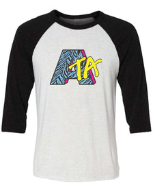 Unisex | Retro Logo | 3/4 Sleeve Raglan - Arm The Animals Clothing Co.