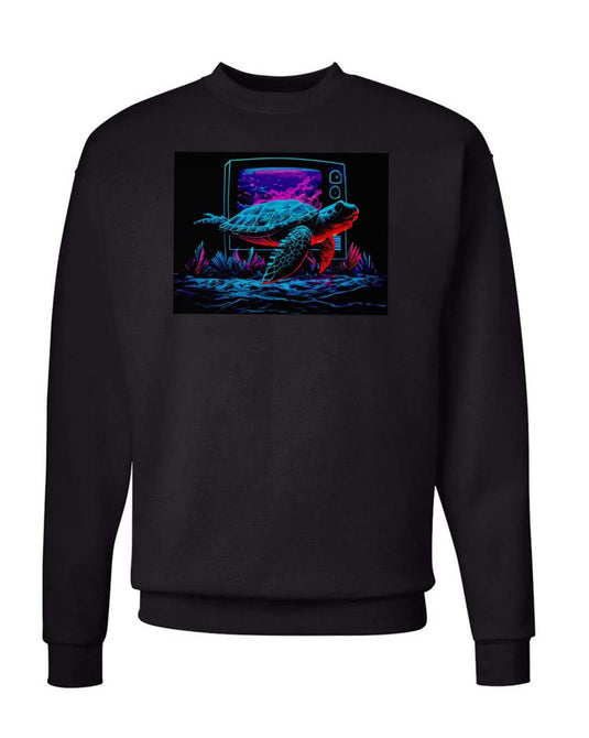 Unisex | Retro Reef Rider | Crewneck Sweatshirt - Arm The Animals Clothing Co.