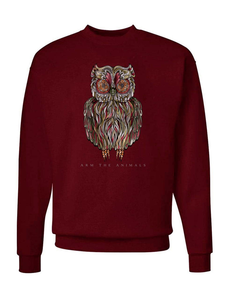 Load image into Gallery viewer, Unisex | Rev-Owl-Ver | Crewneck Sweatshirt - Arm The Animals Clothing Co.
