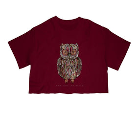 Unisex | Rev-Owl-Ver | Cut Tee - Arm The Animals Clothing Co.