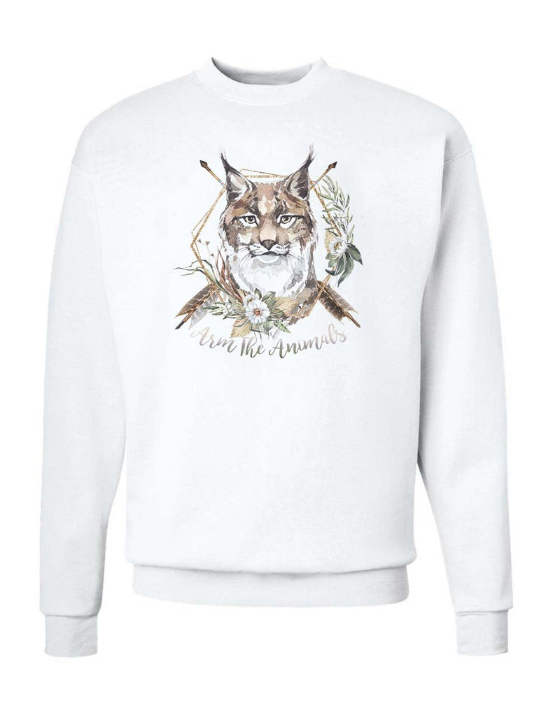 Load image into Gallery viewer, Unisex | Ridgeline Lynx | Crewneck Sweatshirt - Arm The Animals Clothing Co.
