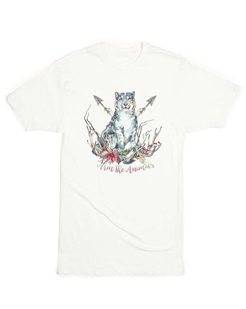 Load image into Gallery viewer, Unisex | Ridgeline Snow Leopard | Crew - Arm The Animals Clothing Co.
