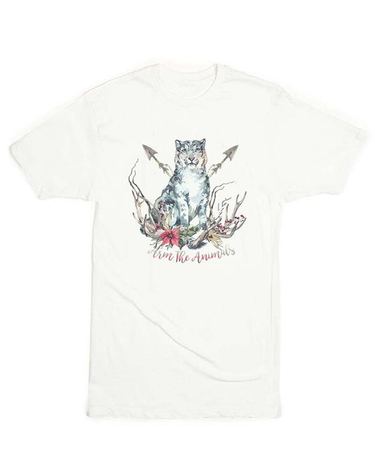 Unisex | Ridgeline Snow Leopard | Crew - Arm The Animals Clothing Co.