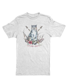 Unisex | Ridgeline Snow Leopard | Crew - Arm The Animals Clothing Co.