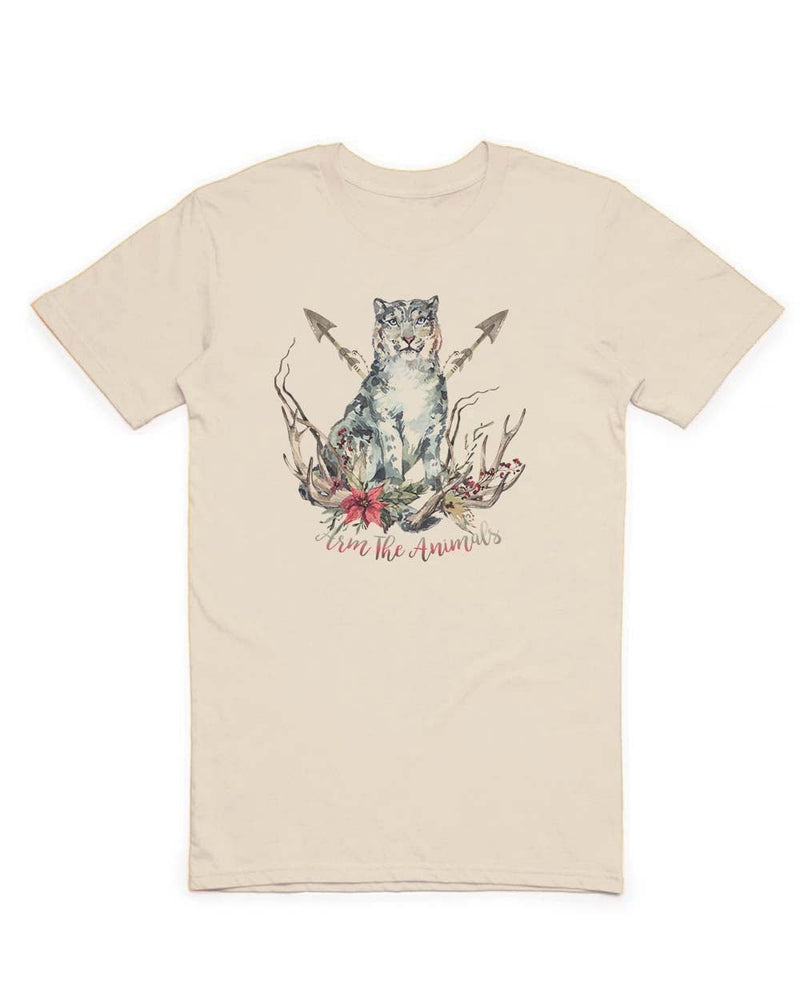 Load image into Gallery viewer, Unisex | Ridgeline Snow Leopard | Crew - Arm The Animals Clothing Co.

