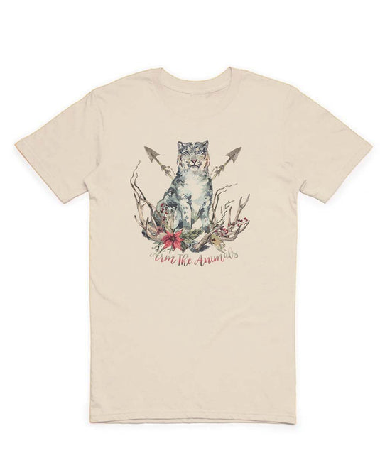 Unisex | Ridgeline Snow Leopard | Crew - Arm The Animals Clothing Co.