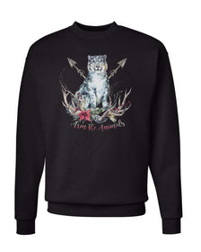 Unisex | Ridgeline Snow Leopard | Crewneck Sweatshirt - Arm The Animals Clothing Co.