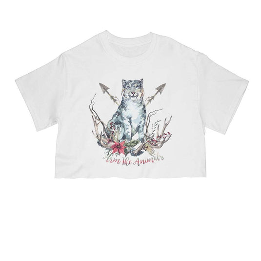 Unisex | Ridgeline Snow Leopard | Cut Tee - Arm The Animals Clothing Co.
