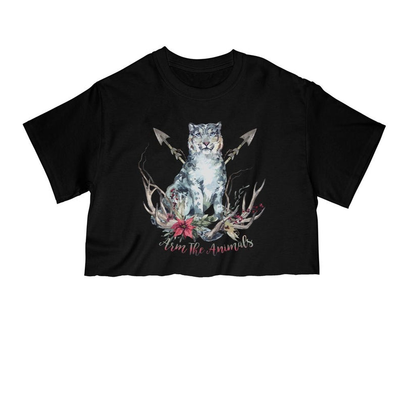 Load image into Gallery viewer, Unisex | Ridgeline Snow Leopard | Cut Tee - Arm The Animals Clothing Co.
