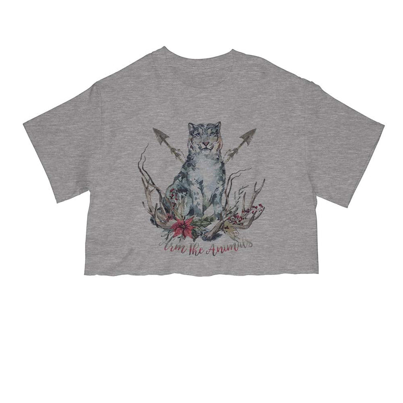 Load image into Gallery viewer, Unisex | Ridgeline Snow Leopard | Cut Tee - Arm The Animals Clothing Co.
