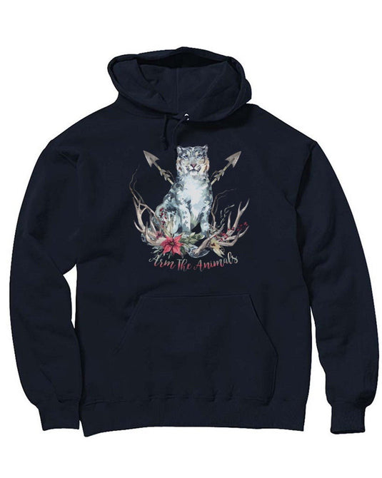 Unisex | Ridgeline Snow Leopard | Hoodie - Arm The Animals Clothing Co.