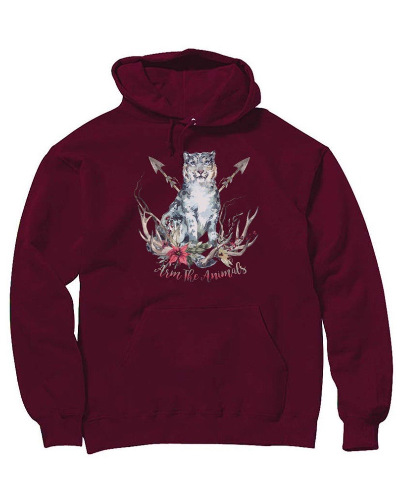 Load image into Gallery viewer, Unisex | Ridgeline Snow Leopard | Hoodie - Arm The Animals Clothing Co.
