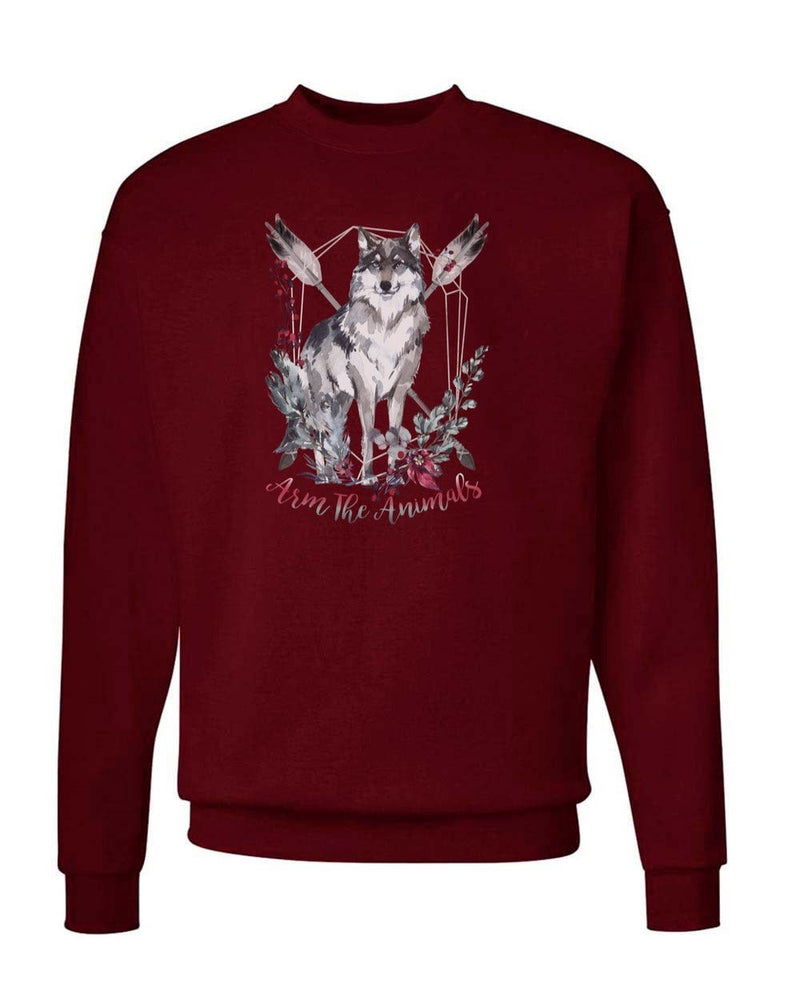 Load image into Gallery viewer, Unisex | Ridgeline Wolf | Crewneck Sweatshirt - Arm The Animals Clothing Co.
