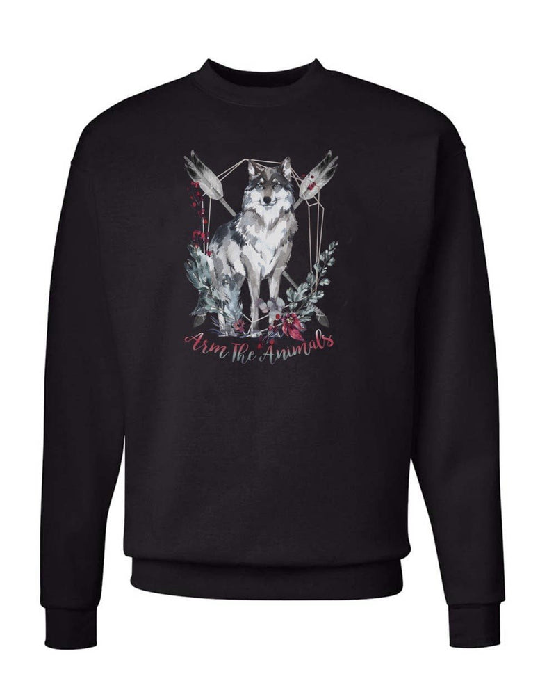 Load image into Gallery viewer, Unisex | Ridgeline Wolf | Crewneck Sweatshirt - Arm The Animals Clothing Co.
