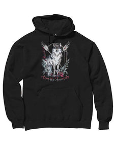 Unisex | Ridgeline Wolf | Hoodie - Arm The Animals Clothing Co.